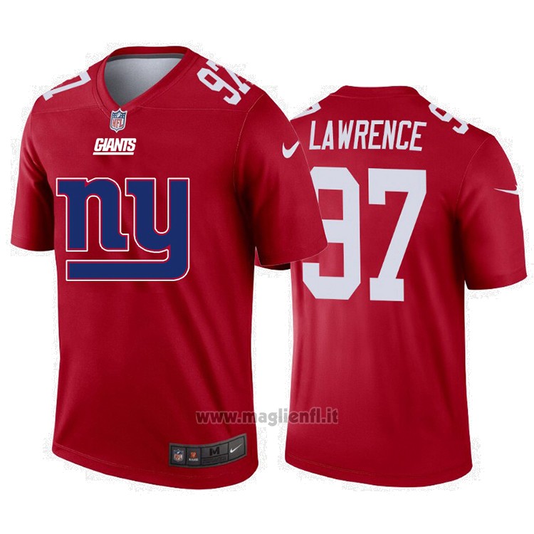 Maglia NFL Limited New York Giants Lawrence Big Logo Rosso